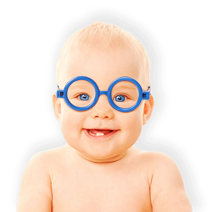 Smiling Toddler With Funny Glasses