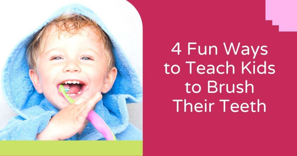 Four Fun Ways to Teach Kids to Brush Teeth Smiling Toddler Four Fun Ways to Teach Kids to Brush Teeth Smiling Toddler